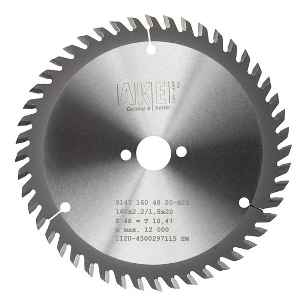 MTR-14 Circular saw blade wood 160 X 2.2/1.8 Z= 48 W