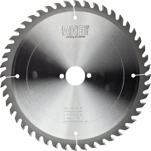 MTR-41 Circular saw blade wood 235 X 3.0/2.0 Z= 48 W